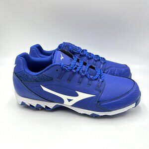Mizuno Womens 9-Spike Swift Softball Cleats Royal Blue‎ White Model 320588.5200
